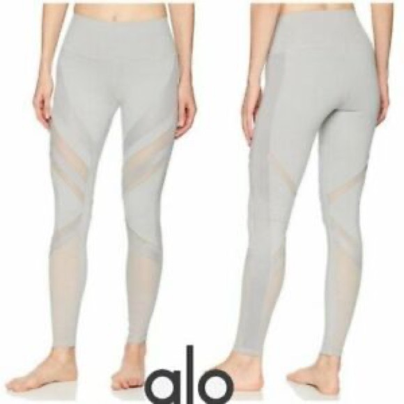 ALO YOGA Epic Win High Waist Mesh Inset Leggings - Picture 3 of 6